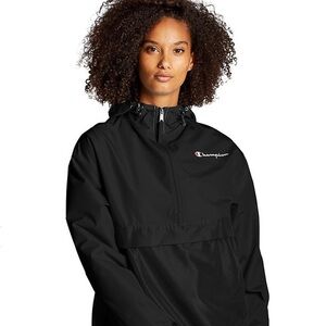 NWT Champion Women’s Packable Water Resistant Jacket in Black - SIZE SMALL